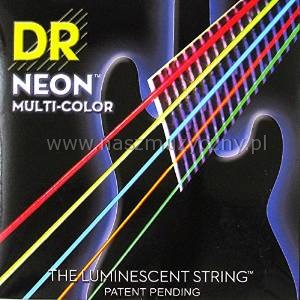 DR NMCB5-45 NEON - Struny do gitary basowej 