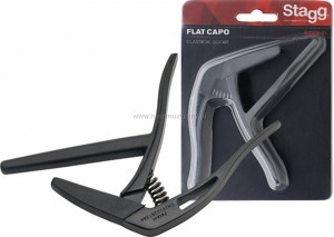STAGG SCPX-FL BK - Kapodaster do gitary klasycznej 
