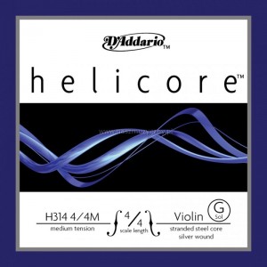 D'ADDARIO HELICORE H314 4/4 - Struna skrzypcowa G 