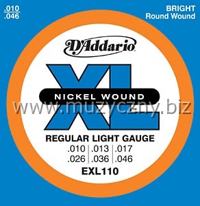 D'ADDARIO EXL110 - Struny do gitary elekt. (10-46) 