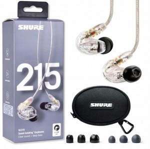 SE215-CL słuchawki douszna przeźroczyste SHURE 
