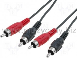 BQ CABLE BQC-2RP2RP-1000 - Kabel RCA wtyk 10m 