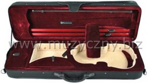 BLACKSTONE BS-03 BK+RD 4/4 - Futera skrzypcowy 