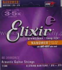 ELIXIR 11308 - Struny do gitary akustycznej 12-70 _