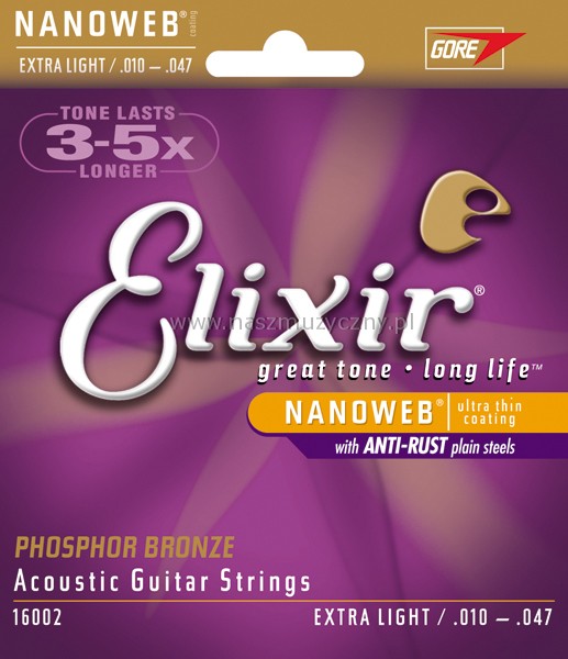 ELIXIR 16002 - Struny do gitary akustycznej 10-47 _