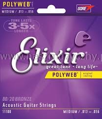 ELIXIR 11100  - Struny do gitary akustyczej 13-56 _