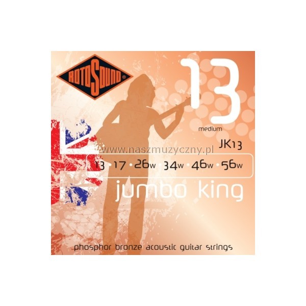 ROTOSOUND JK13 - Struny do gitary akustycznej _