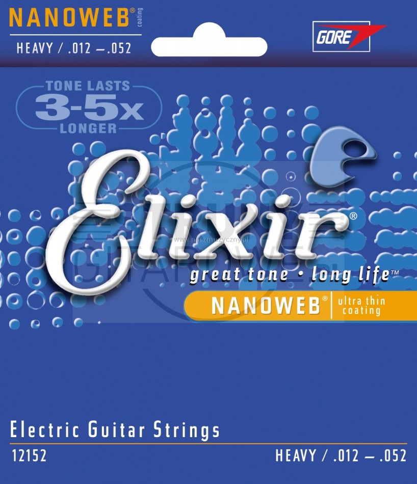 ELIXIR 12152 - Struny do gitary elektrycznej12-52 _