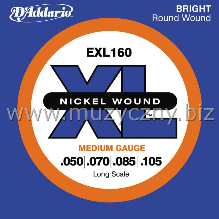 D'ADDARIO EXL160 - Struny do gitary basowej _