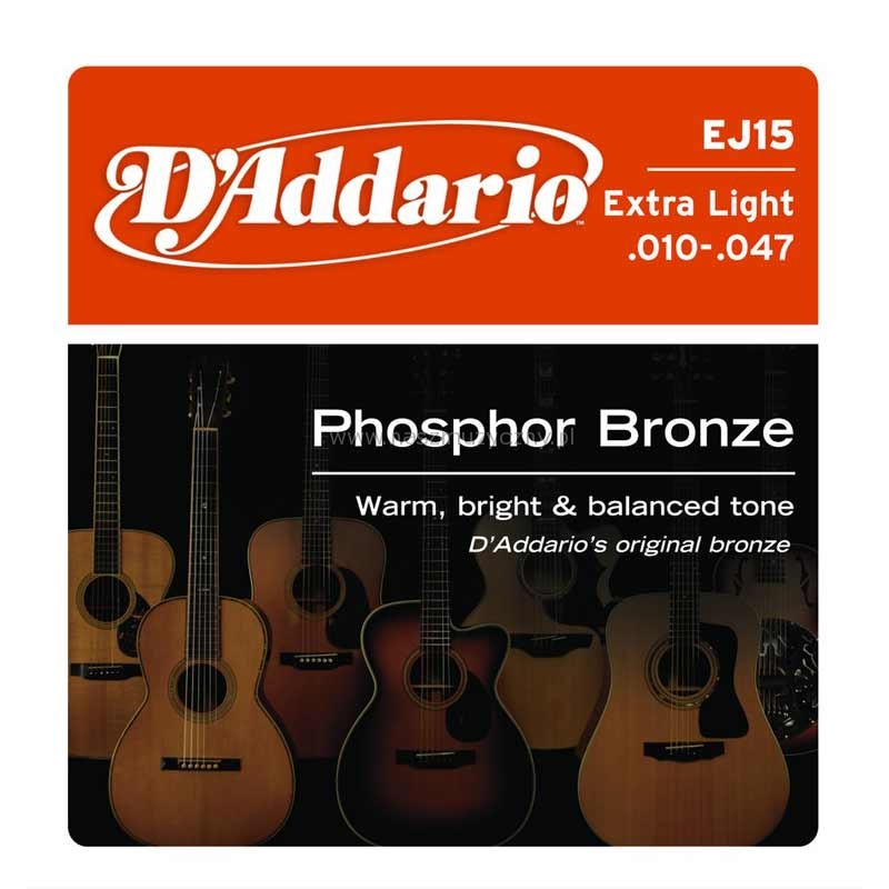 D'ADDARIO EJ15 - Struny do akustyka (10-47) _