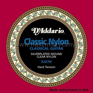 D'ADDARIO EJ27H - Struny do gitary klasycznej _