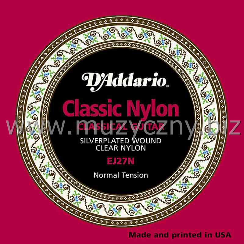 D'ADDARIO EJ27N - Struny do gitary klasycznej _