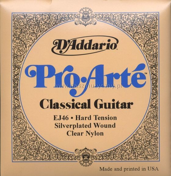 D'ADDARIO EJ46 - Struny do gitary klasycznej _