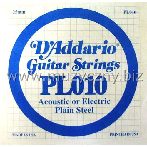 D'ADDARIO PL011 ''H'' - Struna do gitary elekt. _