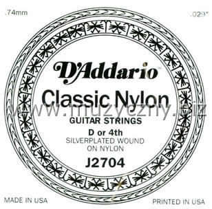 D'ADDARIO J2704 - Struna D4 do gitary klasycznej _