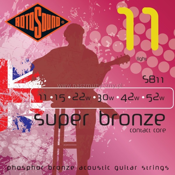 ROTOSOUND SB11 - Struny do gitary akustycznej _