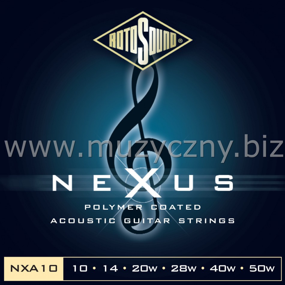 ROTOSOUND NXA10 - Struny do gitary akustycznej _