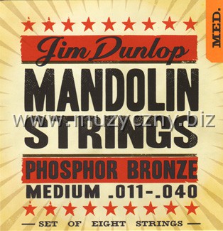 DUNLOP MANDOLIN-PHB MEDIUM - Struny do mandoliny _