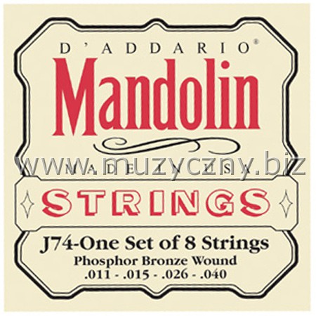 D'ADDARIO J74 Mandolin - Struny do mandoliny _