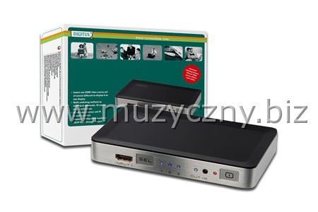 DIGITUS DS-44300 - Przełącznik HDMI x3 wejścia _