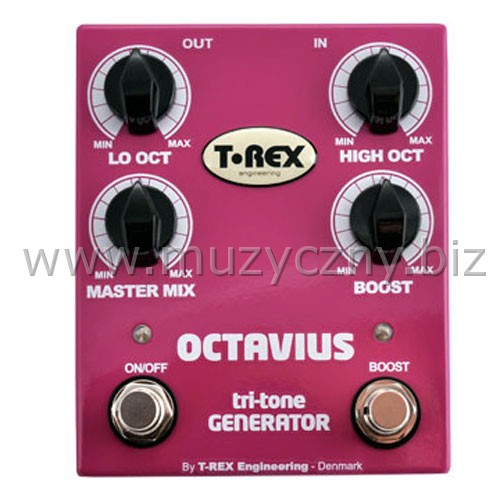 T-REX OCTAVIUS - Efekt gitarowy typu Octaver _