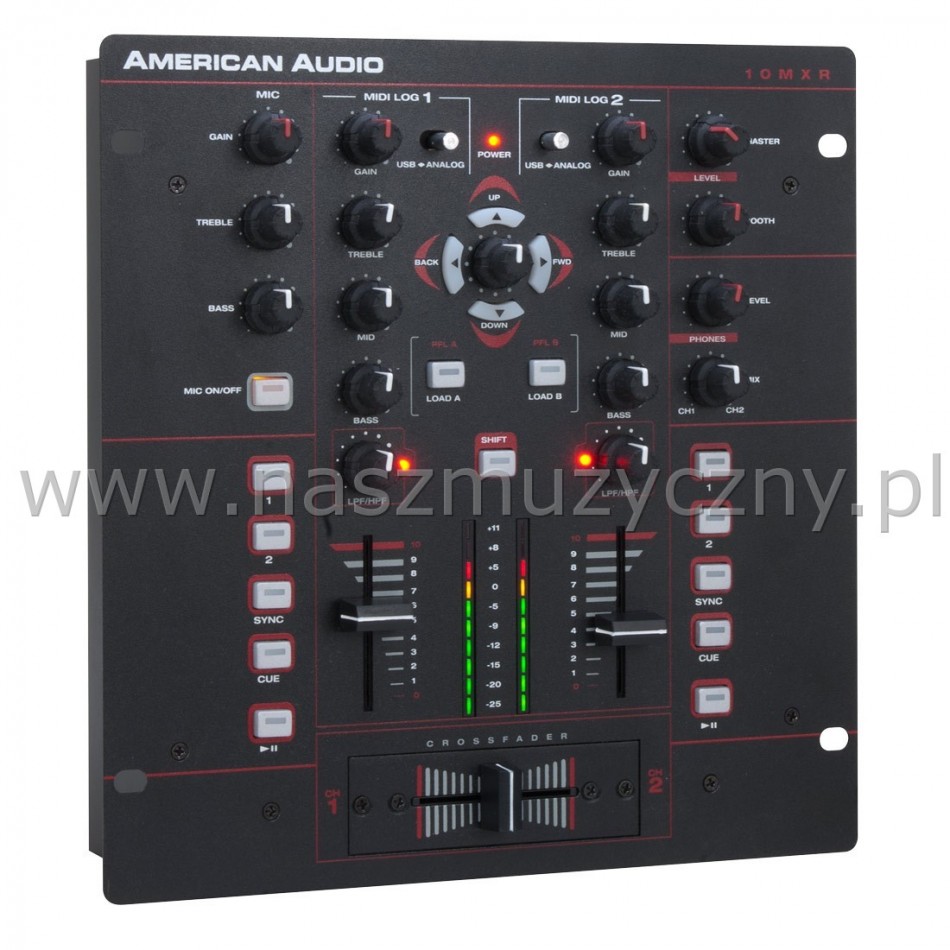 AMERICAN AUDIO 10 MXR - Mikser 2-kana³owy _