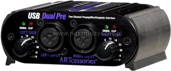 USBDUALPRE 2 kana³owy interfejs Audio USB ART _