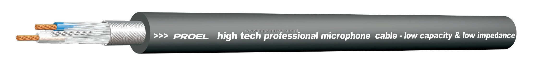 PROEL HPC250 - Kabel mikrofonowy dwużyłowy _
