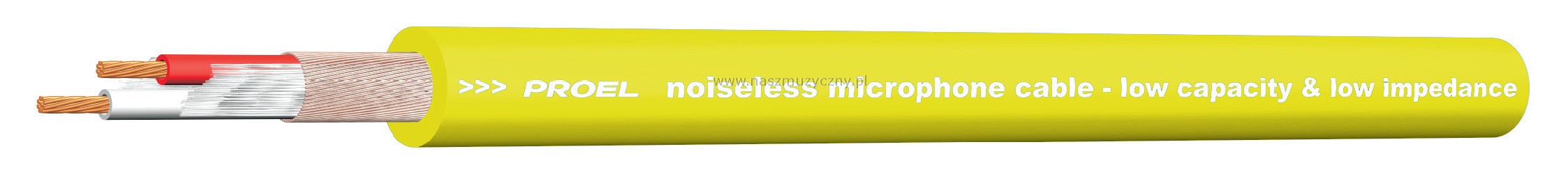 PROEL HPC210YE - Kabel mikrofonowy dwu¿y³owy _