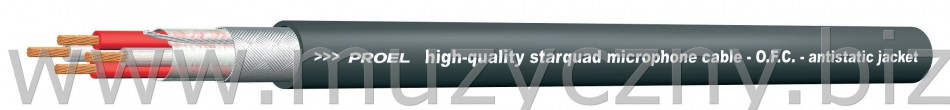 PROEL QUAD410 - Kabel mikrofonowy starquad _