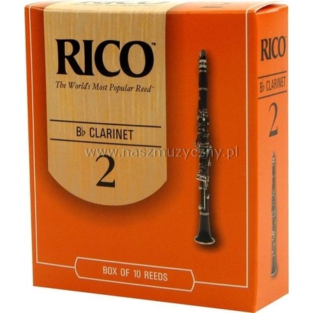 RICO RCA1020 - Stroik do klarnetu Bb 2,0 _