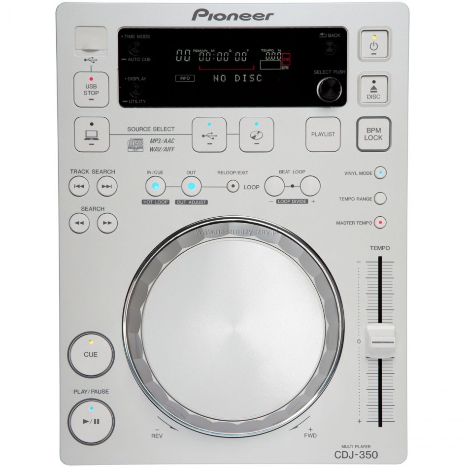 PIONEER CDJ-350W - CD Player _