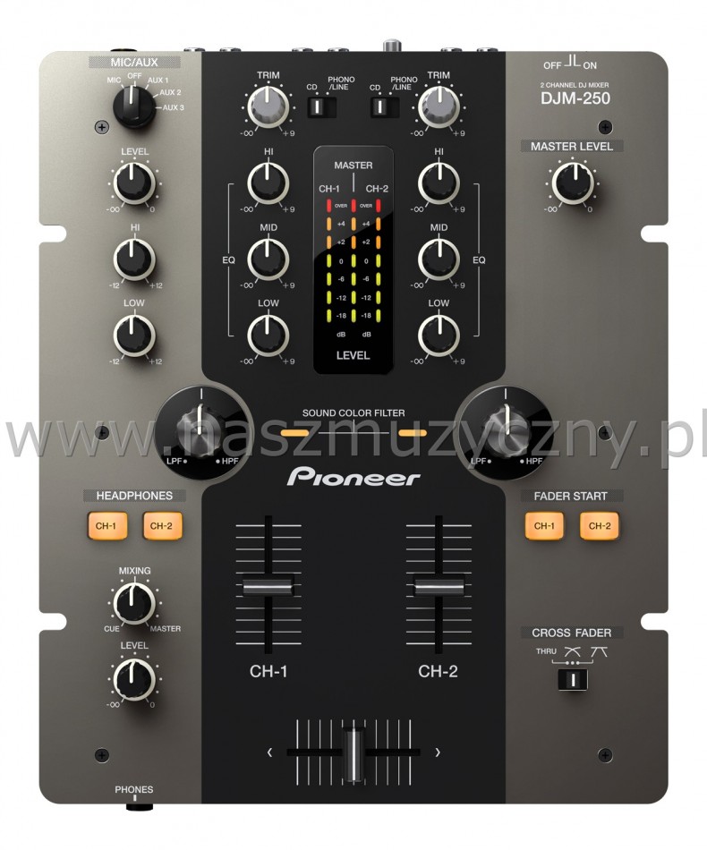 PIONEER DJM-250 - Mikser DJ _