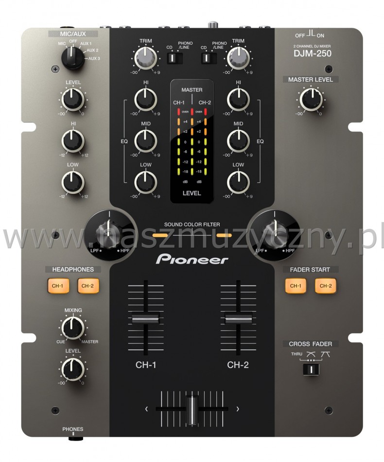 PIONEER DJM-250 - Mikser DJ _