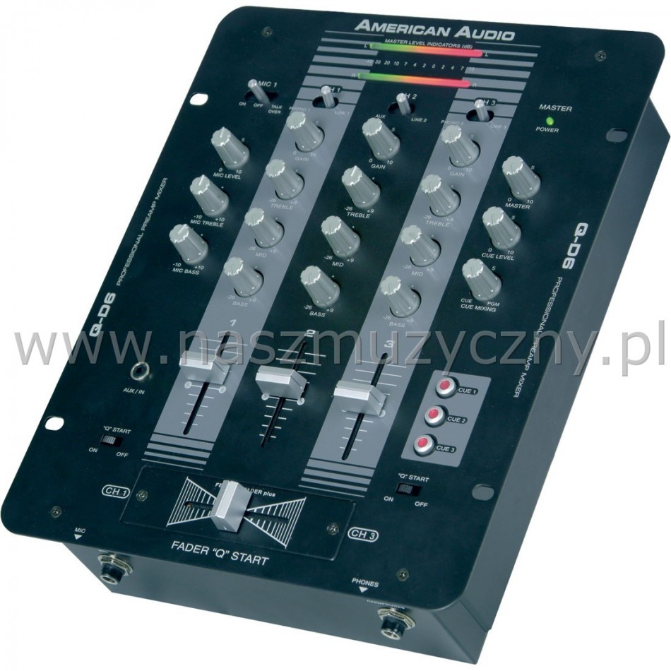 AMERICAN AUDIO Q-D6 - Mikser DJ _