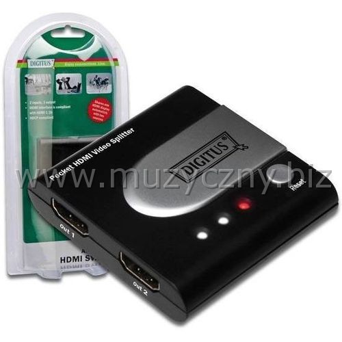 DIGITUS DS-41302-MiniSplitter 1/2 HDMI, 1.3b _