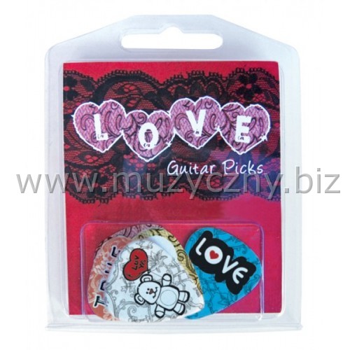 GROVER PIC0225 - Kostki do gitary 5-cio pack _