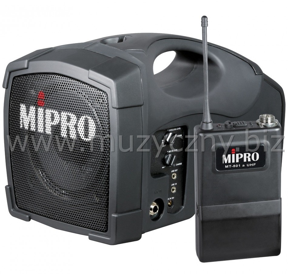 MIPRO MA101/MT801A - System mobilnych prezentacji _