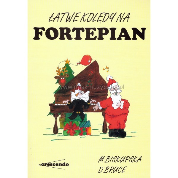 Biskupska M. Łatwe kolędy zeszyt 1 na fortepian _
