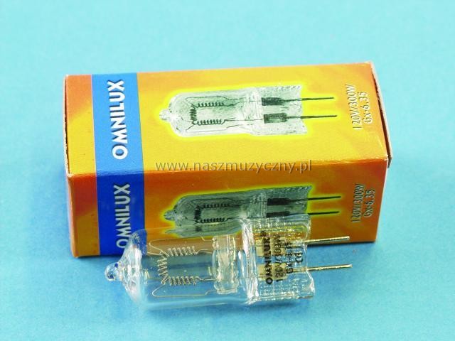 Żarówka 120V/300W Omnilux GX 6,35 75h _