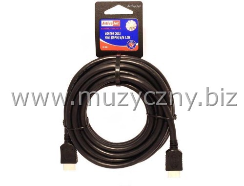 KABEL DO MONITORA HDMI(19PIN)M/M 5.0M AKV-00017 _