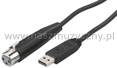 STAGE LINE USB-500XLR - Kabel połączeniowy USB/XLR _
