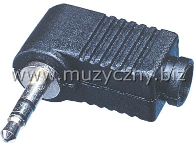 Wtyk Jack 3,5mm kątowy stereo _