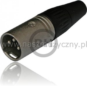 RH SOUND XLR YS-137N - Wtyk XLR mski, metalowy.  