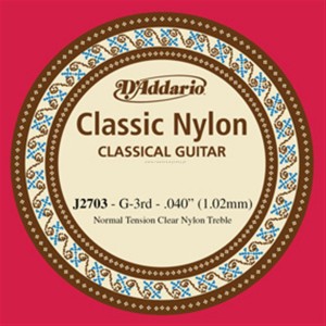 D'ADDARIO J2703 - Struna nylonowa G3 