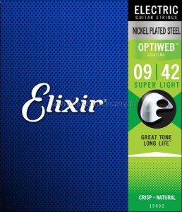 ELIXIR 19002 9-42 OPTIWEB - Struny do gitary 