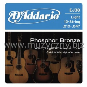 D'ADDARIO EJ38 - Struny do gitary 12-sto strunowej 