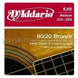 D'ADDARIO EJ12 - Struny do akustyka (13-56) 