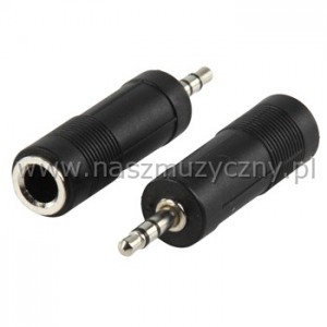 AC-005 Redukcja wtyk Jack 3,5 stereo-gniazdo Jack 