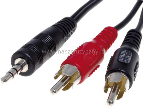 BQ CABLE JPS2RP-0500 - Kabel Jack 3,5mm, RCA wtyk _